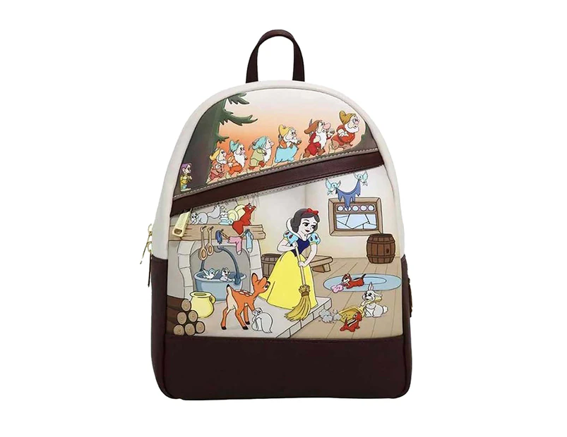 Loungefly Snow White and the Seven Dwarfs - Multiscene Mini Backpack