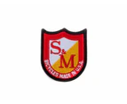 S&M BMX Patch - Shield Logo - Black