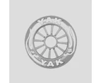 Yak - Scooter Wheel - Single - Plastic Core - 100mm x 88A - Silver/White