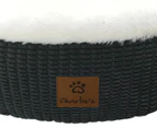 Charlie's Medium Hooded Pet Nest - Charcoal