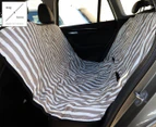 Mog & Bone Pet Car Seat Cover - Navy/Hampton Stripe