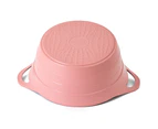 Neoflam Nature Chef Roca 24cm Casserole Induction with Die-Cast Lid Pink -