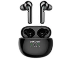Awei T15P TWS Bluetooth Wireless Touch Control Gaming Earphone-Black