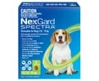 NexGard Spectra Flea, Tick & Worm Chews For Dogs 7.6-15kg 6pk 2
