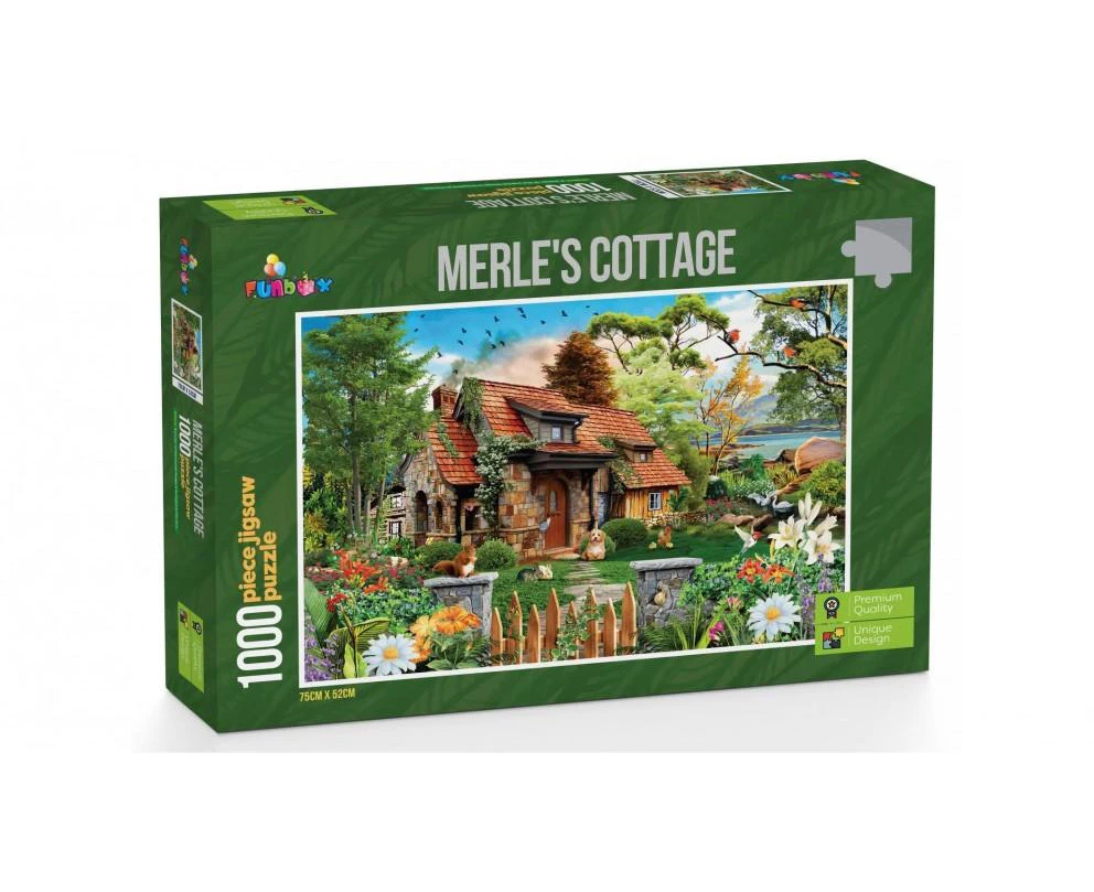 Funbox Merles Cottage - 1000 Piece Jigsaw