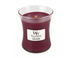 WoodWick 274g Scented Home Fragrance Soy Wax Candle Black Cherry Medium Red