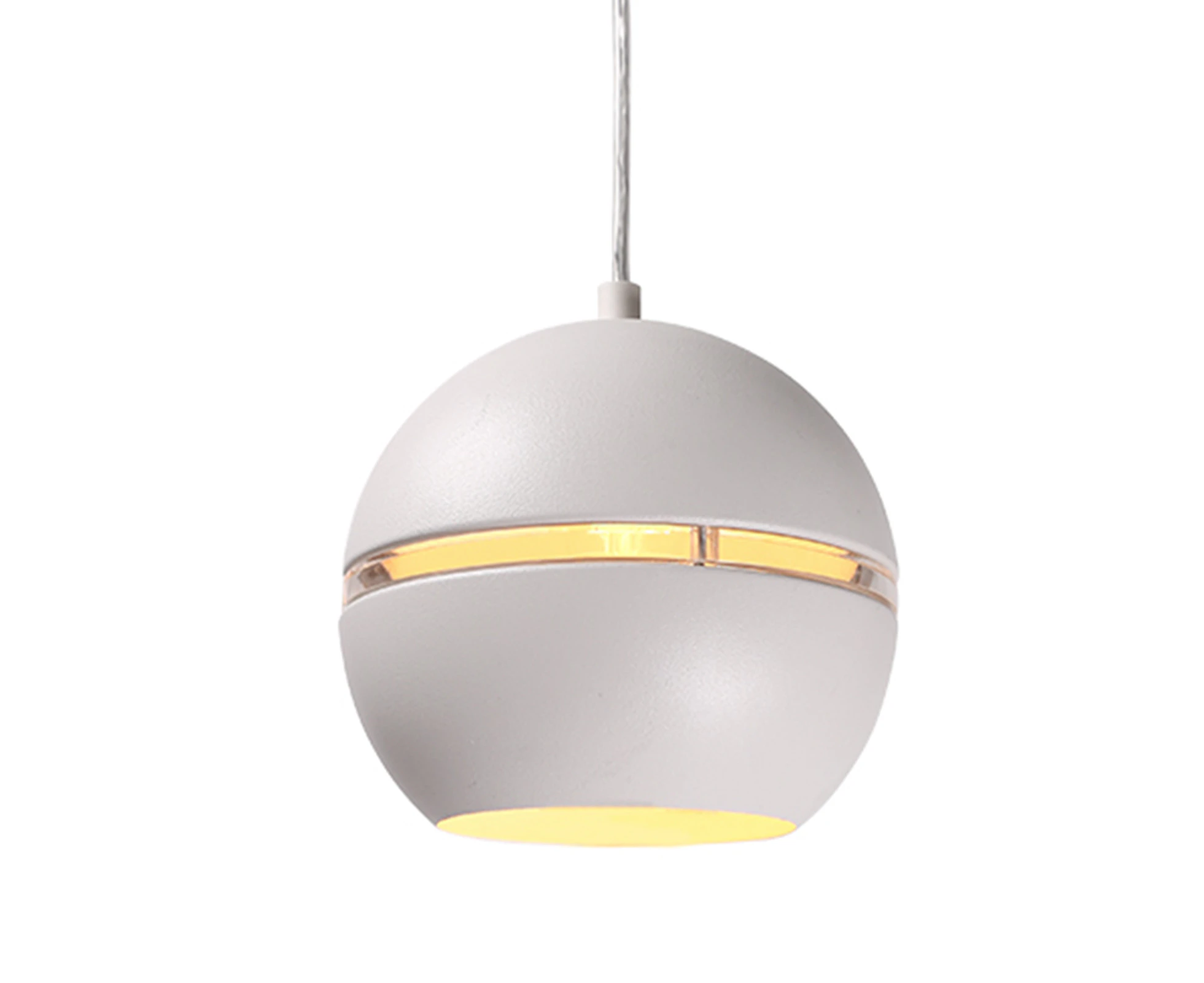 Saturn 18CM White Acrylic Pendant Light