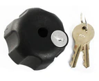 RAM Key Lock Knob with Brass Insert for B Size Socket Arms