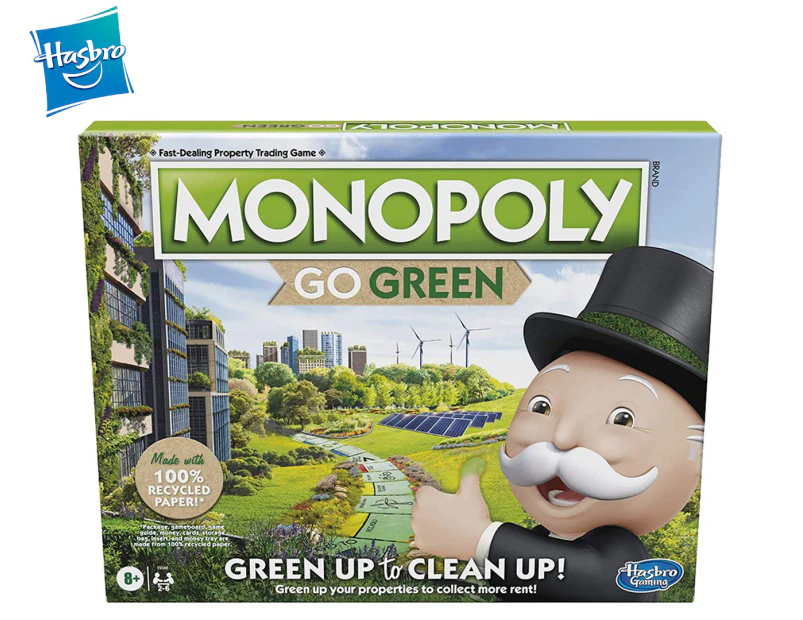 Monopoly - Go Green Edition Game - Green