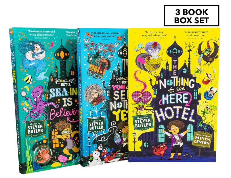 The Nothing To See Here Hotel 3-Book Set by Steven Butler