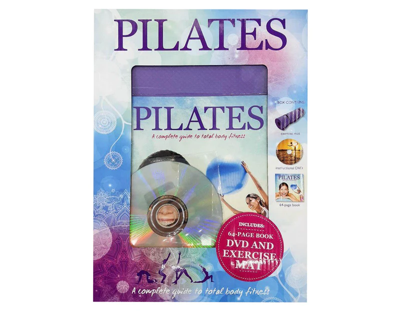 Pilates DVD, Exercise Mat & Book Set