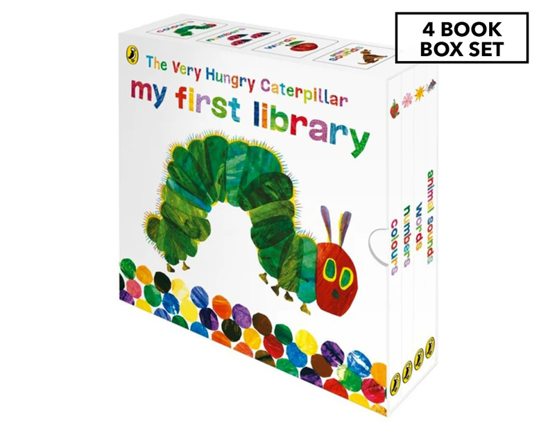 Very Hungry Caterpillar My First Library 4-Book Set by Eric Carle