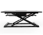 Eureka 31-inch Ergonomic Height Adjustable Standing Gaming Office Desk - Black
