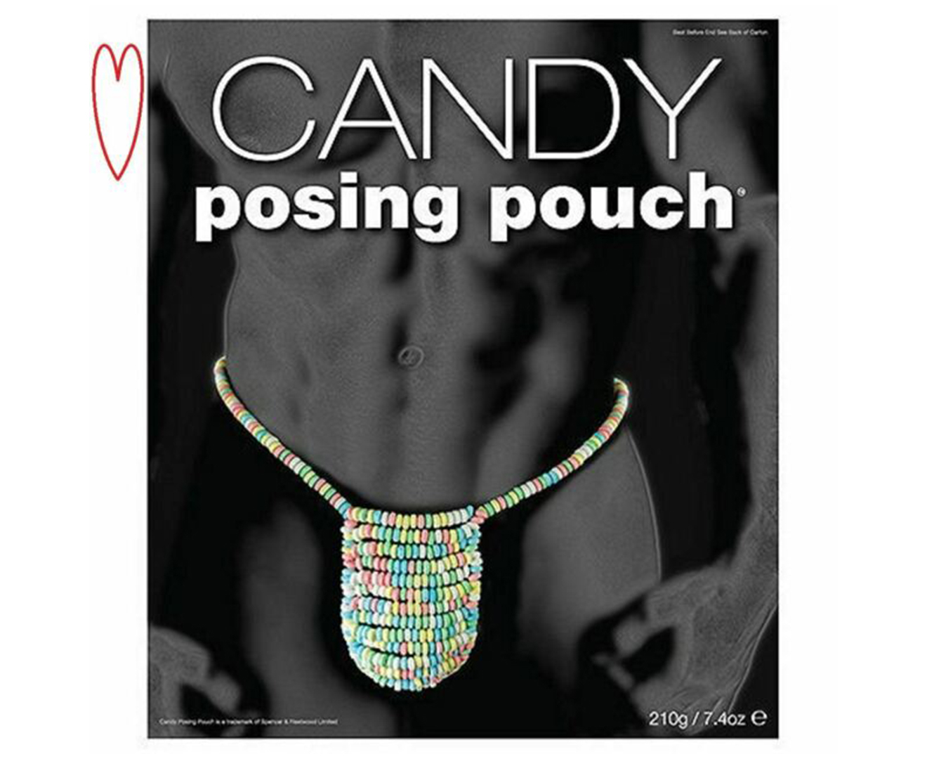 Multi-flavored Sex Candy Edible Pouch Underwear Thong For Men