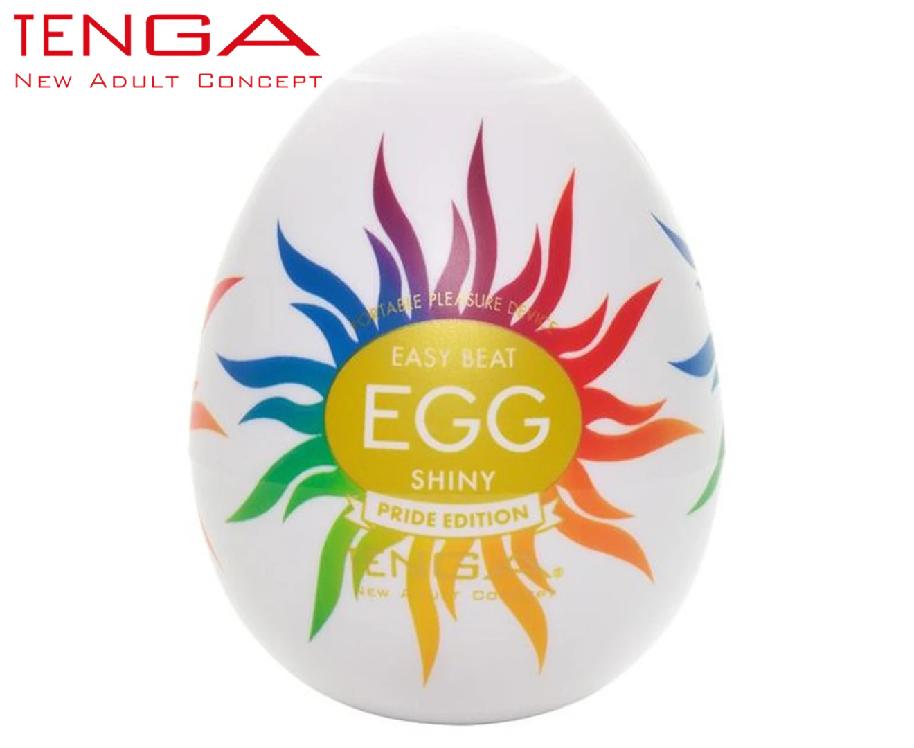 Tenga Masturbating Egg Shiny Pride Edition