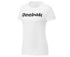 Reebok Women's Training Essentials Graphic Crewneck Tee / T-Shirt / Tshirt - White 1
