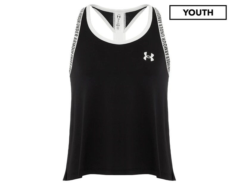 Under Armour Youth Girls' Knockout Tank Top - Black