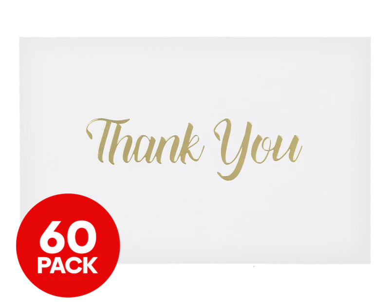 Thank You Cards 60-Pack