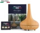 Milano Décor Ultrasonic Aroma Diffuser - Light Wood Grain 1