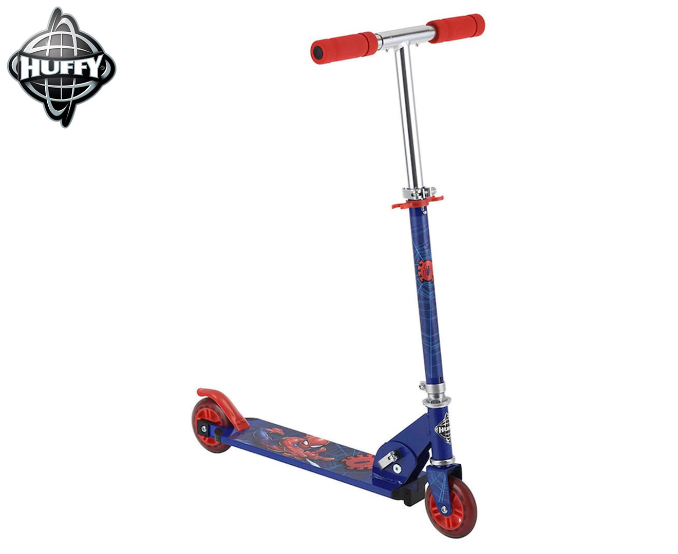 Spider-Man Folding Inline Scooter Black