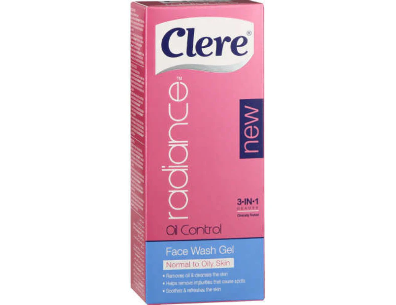 Clere Oil Control Face Wash Gel 100mL