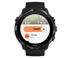Suunto 50mm 7 GPS Silicone Smartwatch - Black