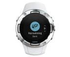 Suunto 46mm 5 G1 GPS Silicone Smartwatch - White
