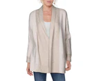 Chelsea & Theodore Women's Sweaters Cardigan Sweater - Color: Tuscan Heather/Frost White