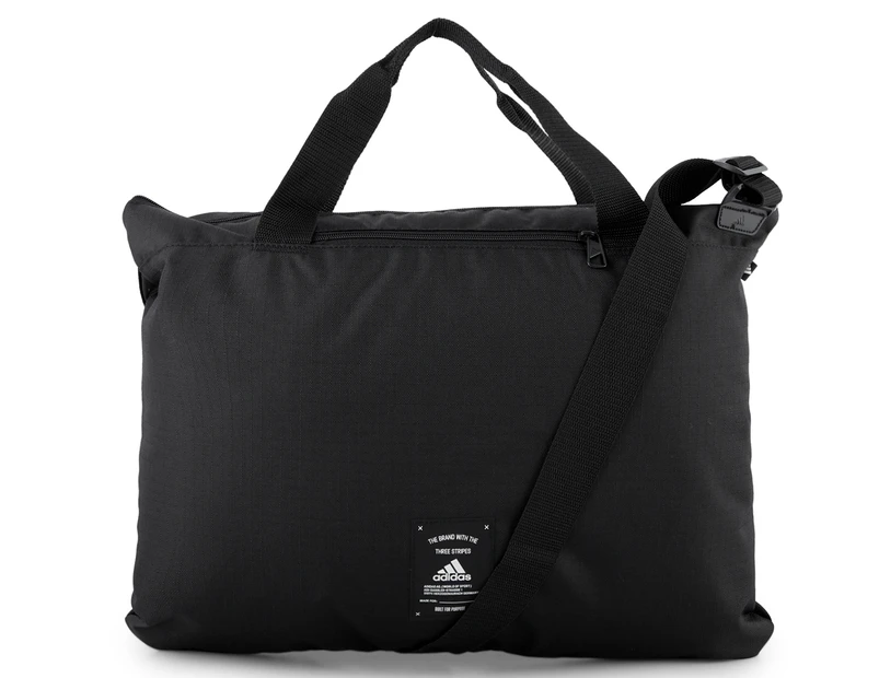 Adidas 27.5L Essentials 3-Stripes Tote Bag  - Black/White