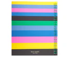 Kate Spade Concealed Spiral Notebook - Enchanted Stripe
