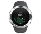 Suunto 46mm 5 G1 GPS Silicone Smartwatch - Graphite Steel