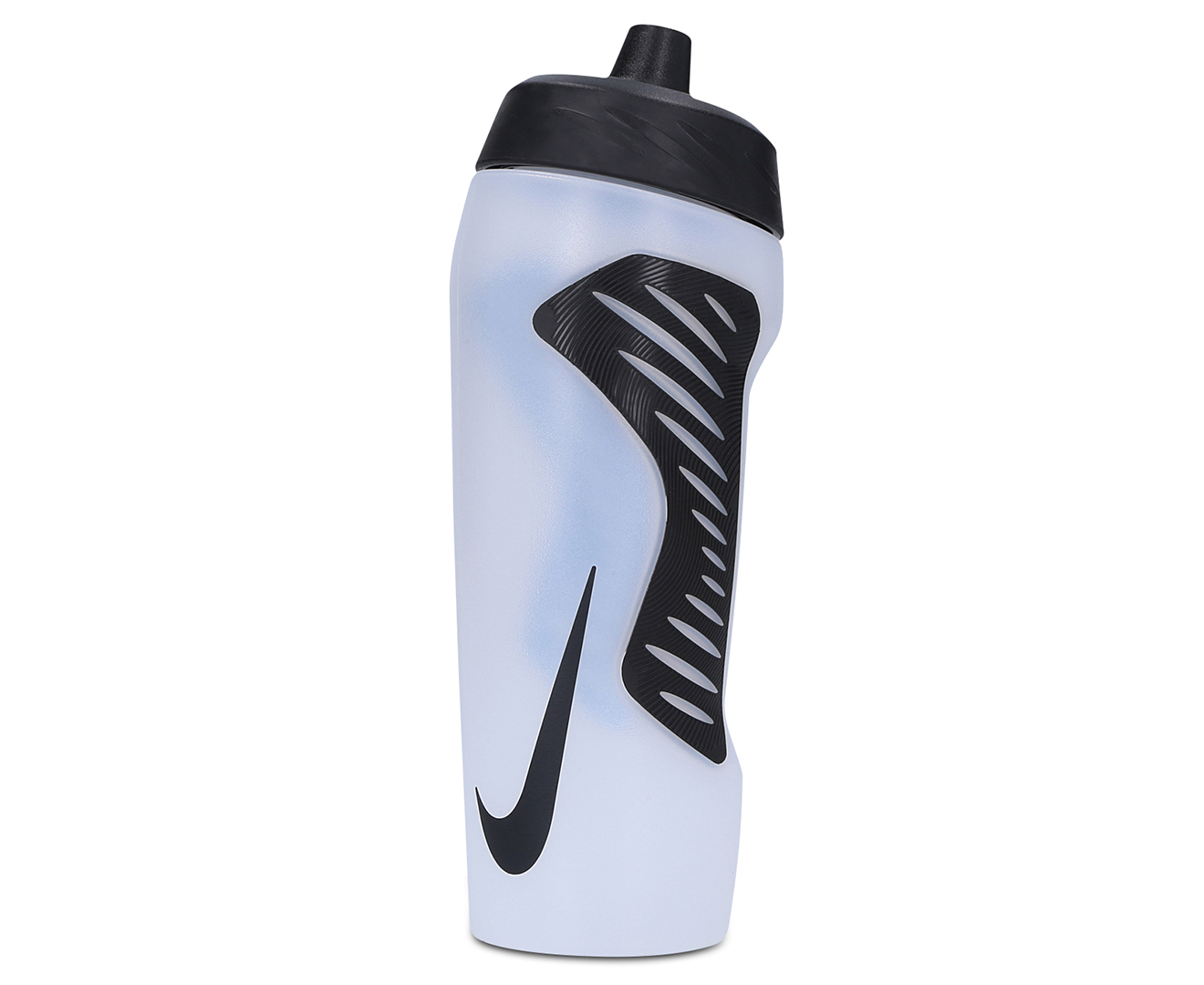 Nike 532mL Hyperfuel Squeeze Water Bottle - Clear/Black | Catch.com.au