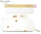 Kate Spade Pencil Case - Gold Dot