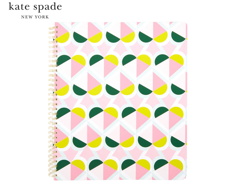 Kate Spade Large Spiral Notebook - Geo Spade