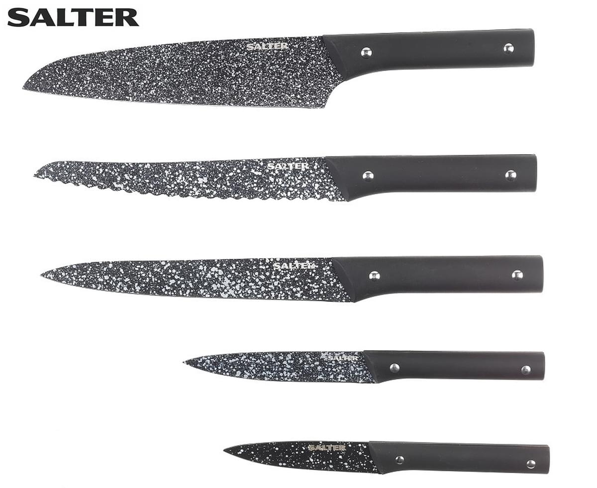 Salter 5-Piece Megastone Knife Set