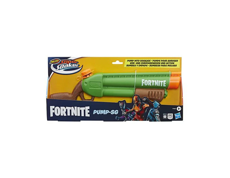 NERF Supersoaker - Fortnite Pump SG - Water Blaster - Green