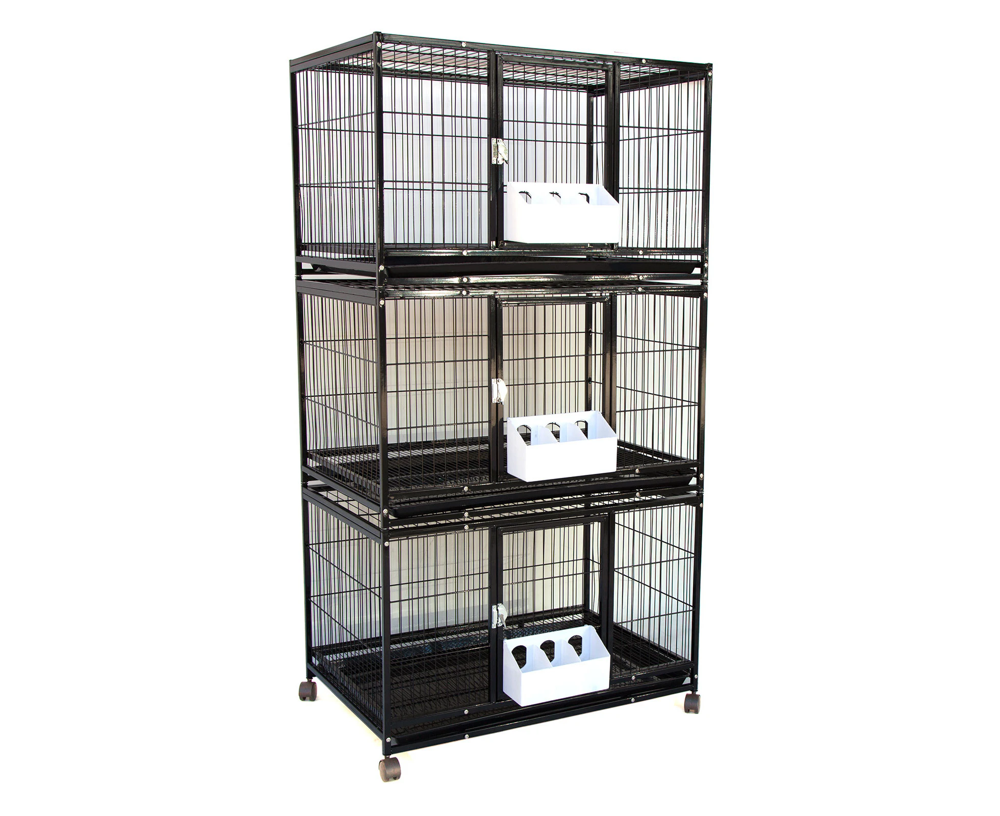 Triple Breeder Stackable Breeding Bird Parrot Cage Cockatoos Macaws Pigeons