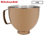 KitchenAid 4.8L Stainless Steel Mixing Bowl - Copper 5KSM5SSBRC