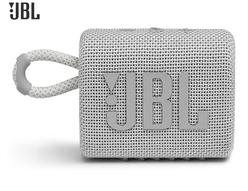 JBL GO 3 Mini Bluetooth Speaker - White