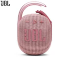 JBL CLIP 4 Bluetooth Speaker - Pink