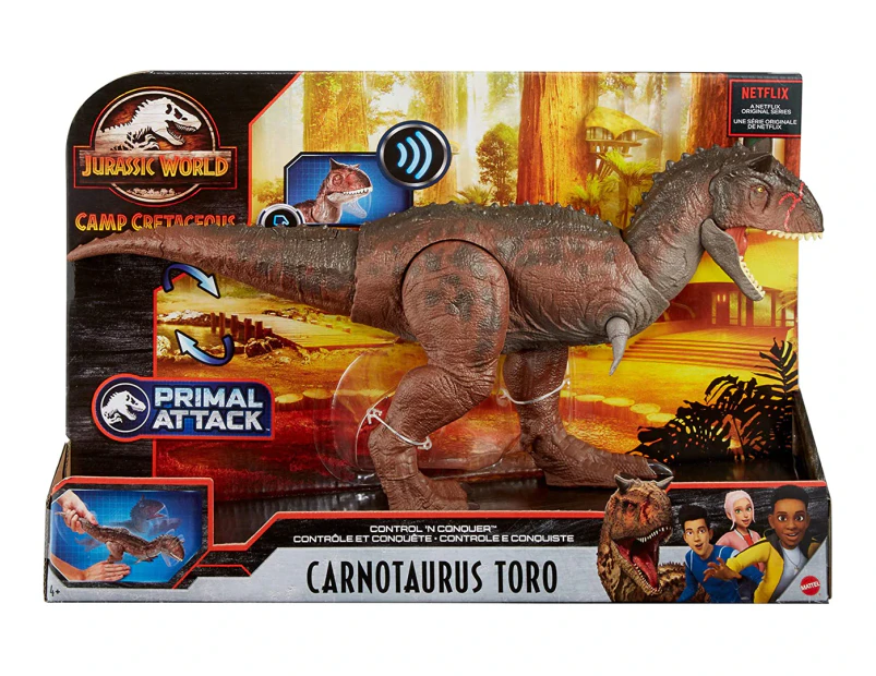Jurassic World Camp Cretaceous Control ‘N Conquer Carnotaurus Toro Dinosaur Figurine