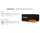 Cortex 45cm Soft Plyo Box - Black/White/Orange