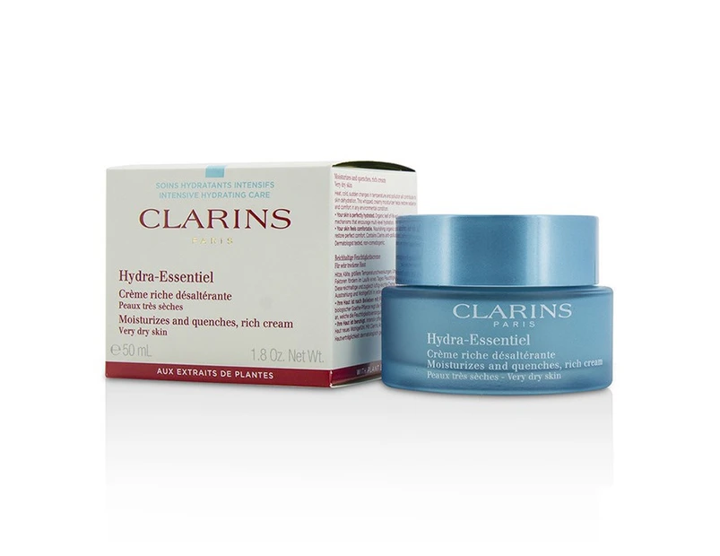 Clarins HydraEssentiel Moisturizes & Quenches Rich Cream  Very Dry Skin 50ml/1.8oz