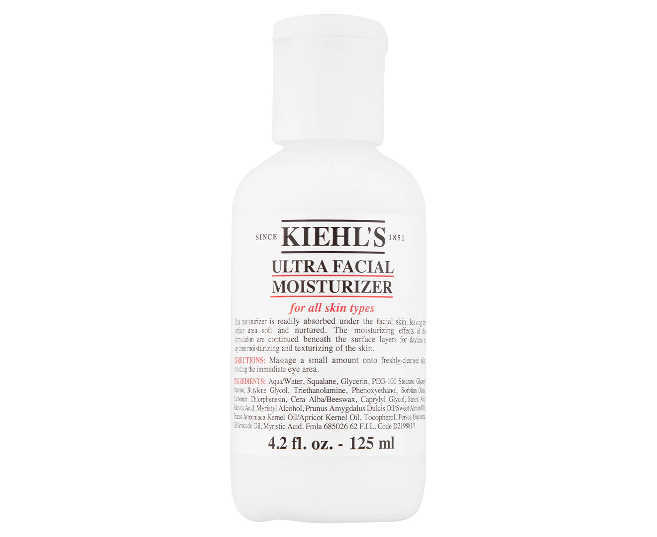 Kiehl's Ultra Facial Moisturizer  For All Skin Types 125ml/4.2oz