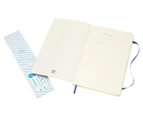 Moleskine Classic Extra Large Plain Soft Cover Notebook - Spphire Blue