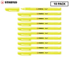 Stabilo Flash Highlighter Marker 10-Pack - Yellow