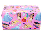 2 x John Sands 3m Disney Princess Wrapping Paper - Pink/Multi