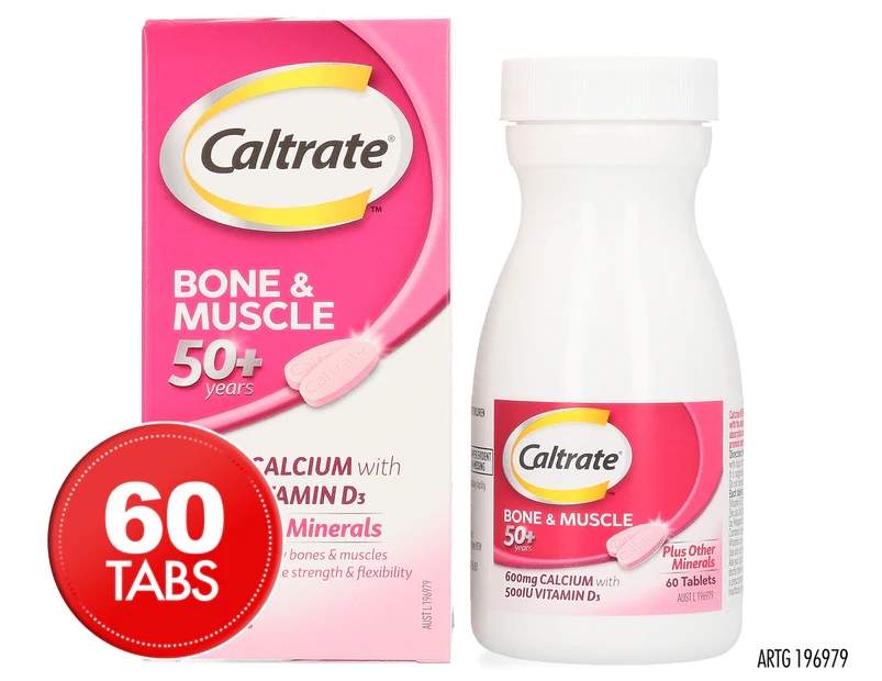 Caltrate Bone & Muscle 50+ Years 60 Tabs