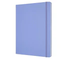 Moleskine Classic Extra Large Ruled Hard Cover Notebook - Hydrangea Blue