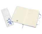 Moleskine Classic Pocket Plain Hard Cover Notebook - Hydrangea Blue